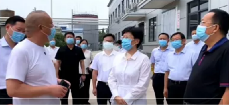 焦作市委书记葛巧红一行莅临2024年澳门原料免费大全参观调研！